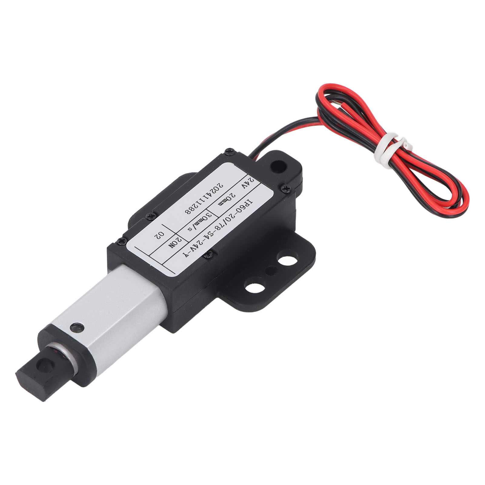 Mini-elektro-linearantrieb 24v, 20mm Hub, 20n, 30mm/s, Wasserdicht, Für Maschinenautomation Und Roboterarme.