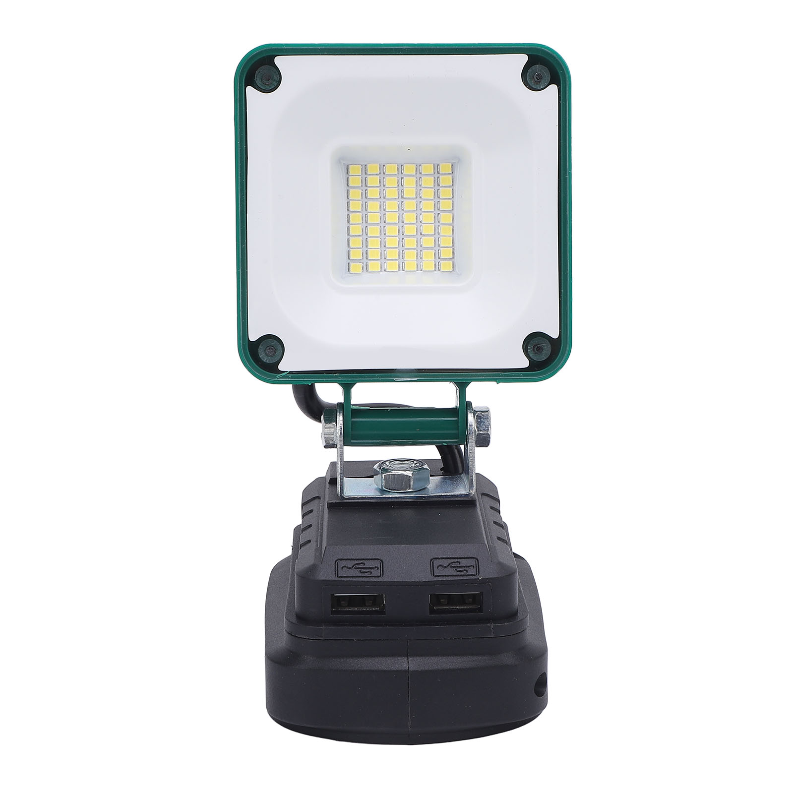 45 Leds, Kabellose Arbeitsleuchte, 3400 Lm, Verstellbarer Winkel, Wasserdicht, Akkubetrieben Mit Usb-anschluss Für Bl1815