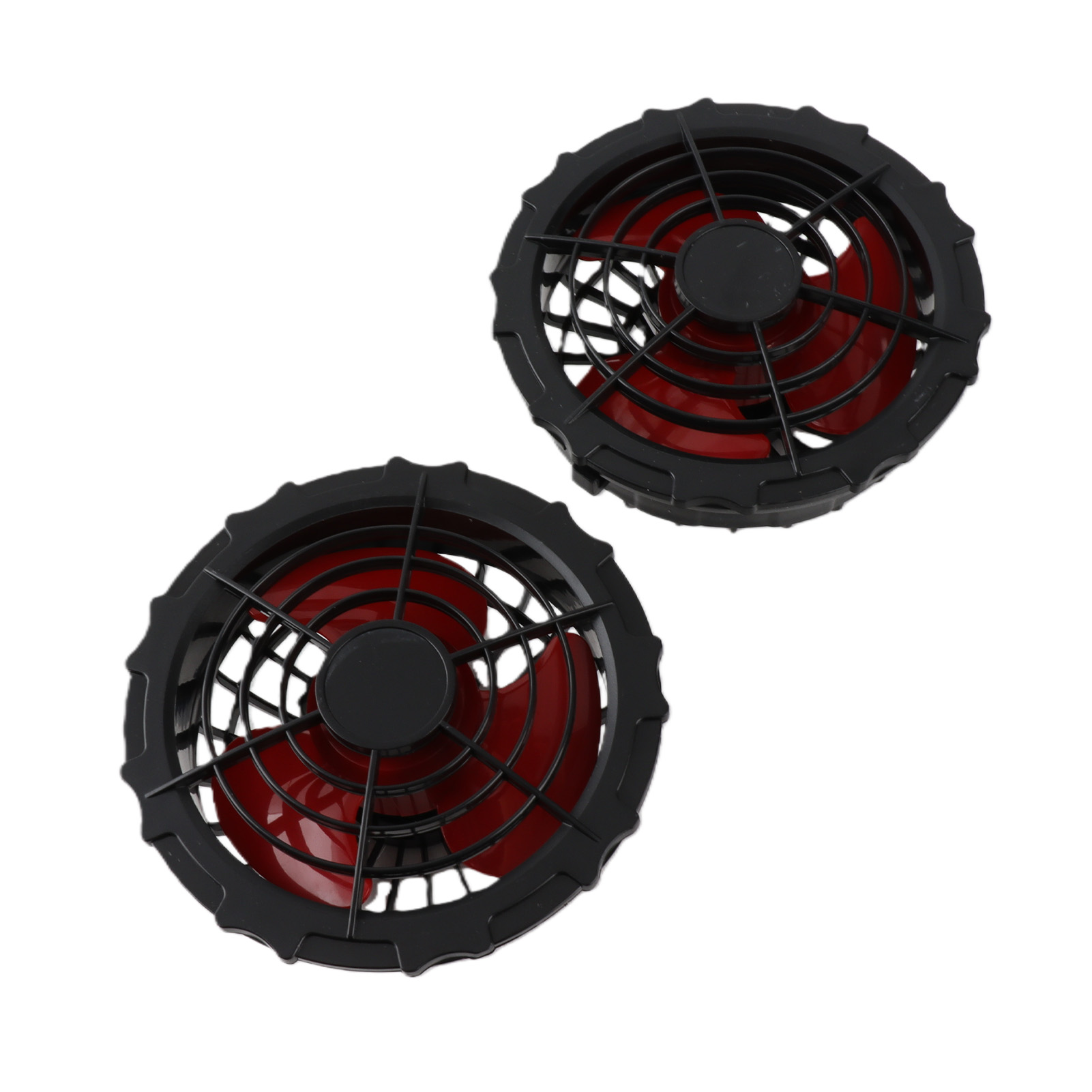 Set Mit 2 Erfrischenden Westenventilatoren, Bürstenloser Motor, Geräuscharm, Mit 12v Dc-stromkabel.