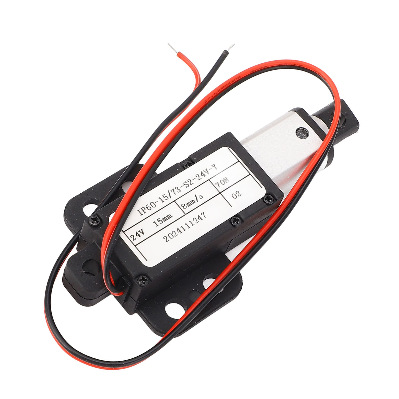 Mini-elektro-linearantrieb, 15 Mm Hub, 70 N Schubkraft, 8 Mm/s Geschwindigkeit, 24 V, Kleine Elektrische Schubstange