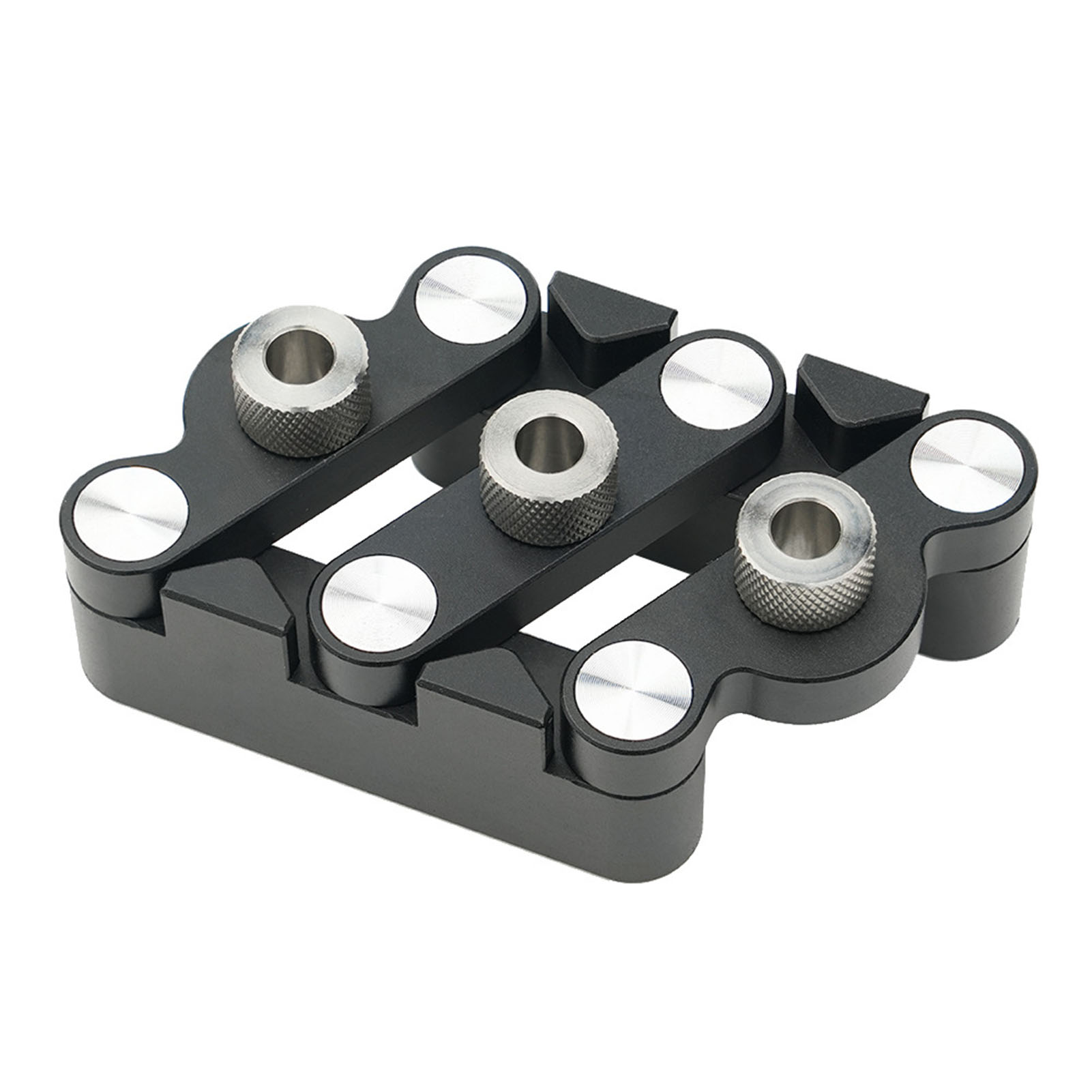 Selbstzentrierende Bohrvorrichtung Für Dübel Von 13 Bis 32 Mm, Mit Bohrführung Und Positionierstempel Sowie 3 Bohrern.