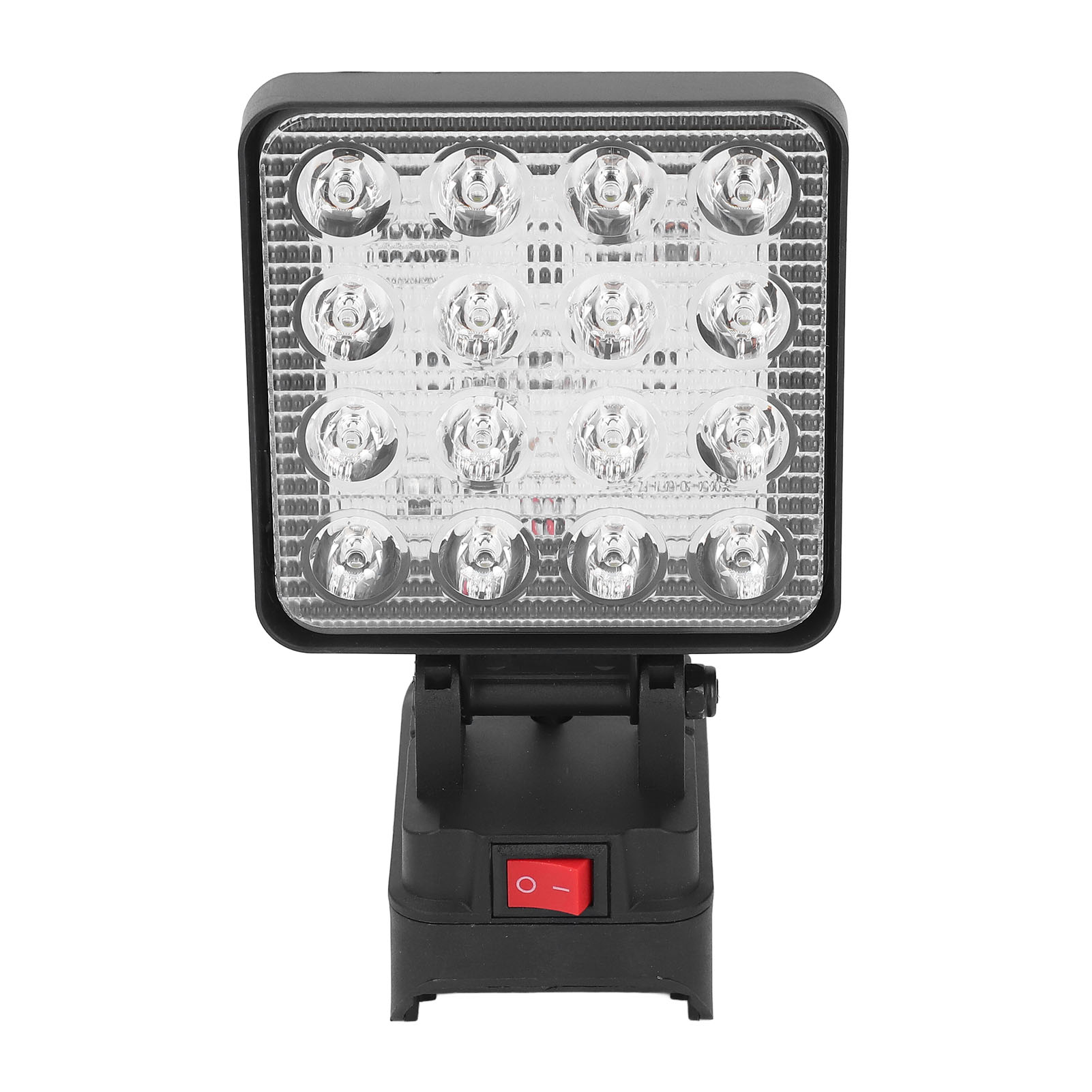 10 Cm (4 Zoll) Quadratische Led-arbeitsleuchte Mit 16 Hochleistungs-leds, Wasserdicht Und Kabellos, Für 20-v-batterie Dcb208