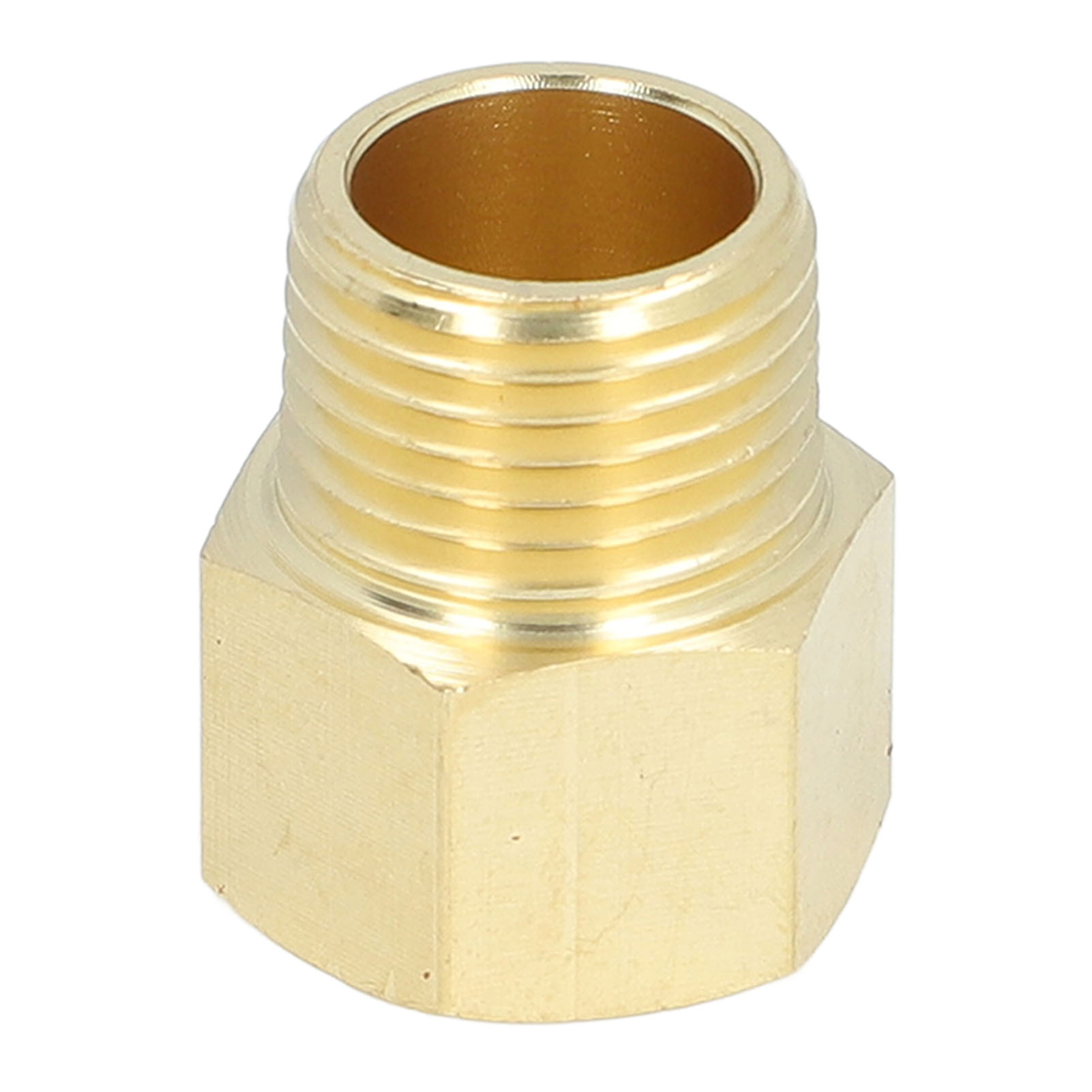Packung Mit 10 Messing-rohrverschraubungen, 1/2"-npt-verlängerungsadapter (außengewinde Auf Innengewinde), Sanitärzubehör