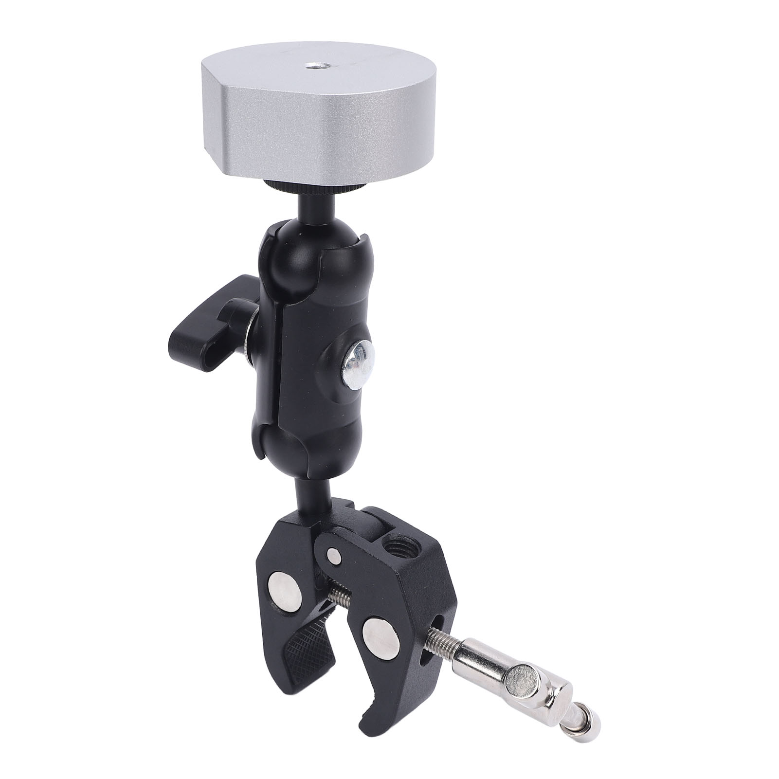 Montagesatz Für Satellitenantennen, Adapter, Aluminiumlegierung, Verstellbar, Für Mini-mast Auf Wohnmobil Oder Yacht (silber).