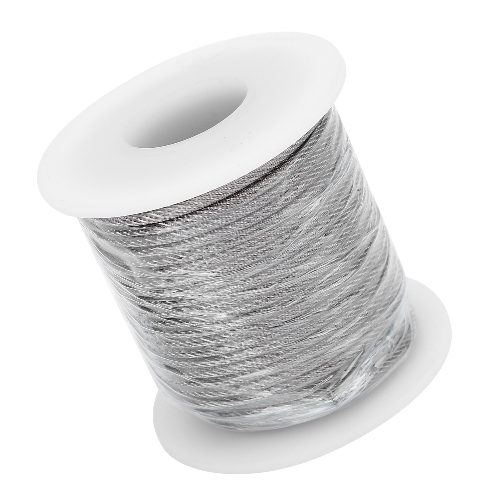 15 M (49 Ft) Edelstahlseil, 2 Mm Durchmesser, Uv-beständige Beschichtung, Multifunktionales Seilset Für Wäscheleine, Gartenspaliere Und Pflanzenzäune