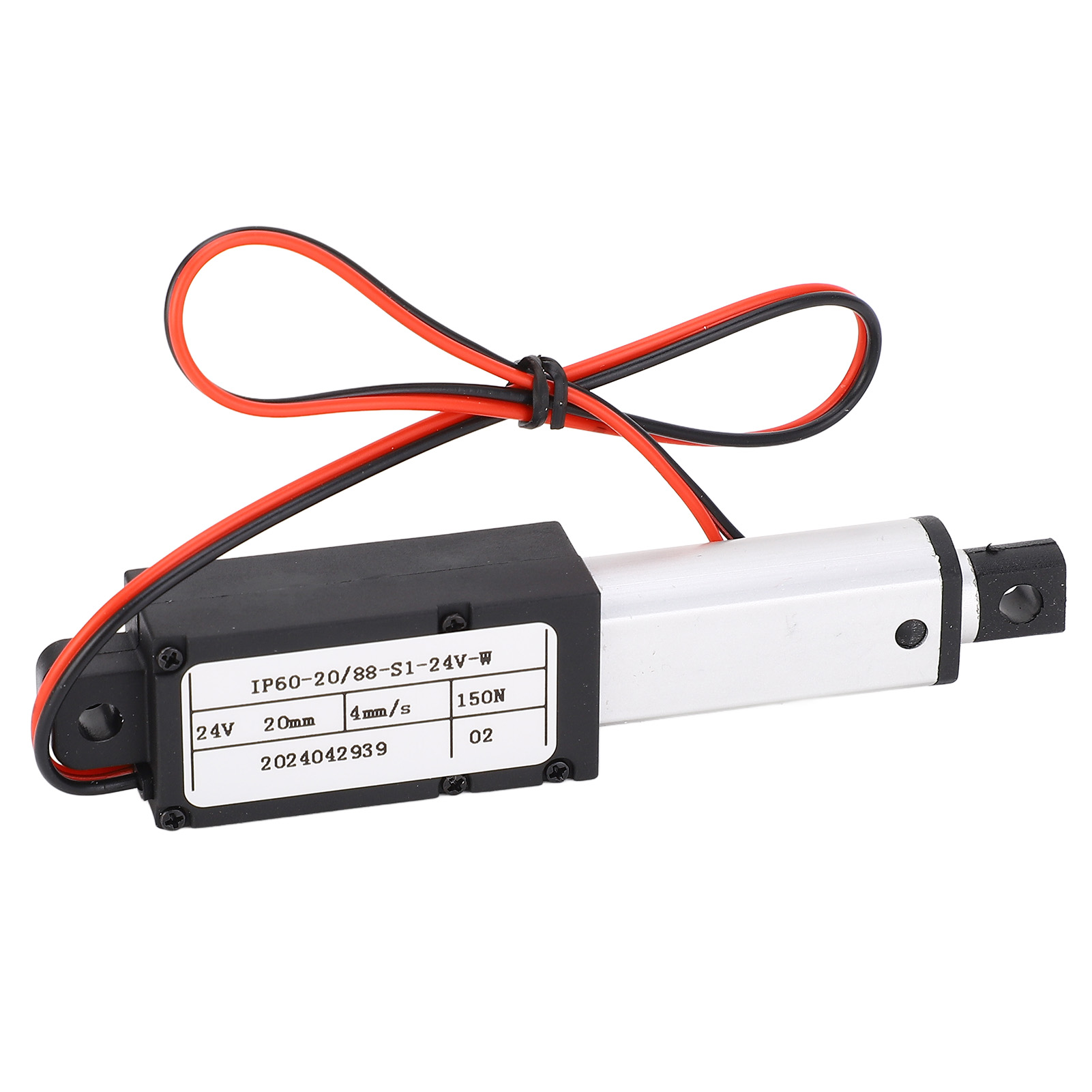 Elektrischer Linearantrieb (dc24v), 20 Mm Hub, 150 N, 4 Mm/s Geschwindigkeit, Ipx4, Für Saugroboter