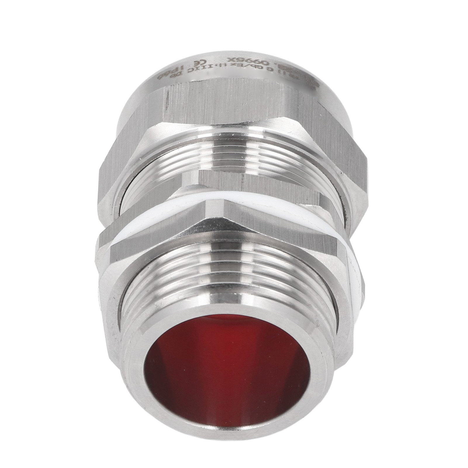 Ip66 Wasserdichte Doppeldichtungs-kabelverschraubung Aus Edelstahl 304, G1 M32 Npt 1 Zoll Kabelverschraubungsschutz