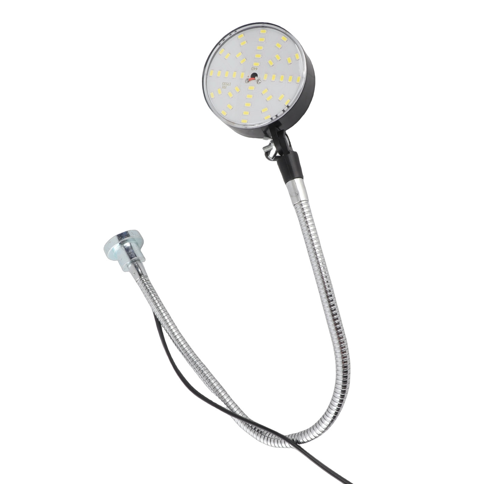 15w Led-werkstattlampe Mit 50cm Flexiblem Arm Und Magnetfuß, Für Drehbank, Werkbank, Abwasserkanal, Industrie (eu-stecker).