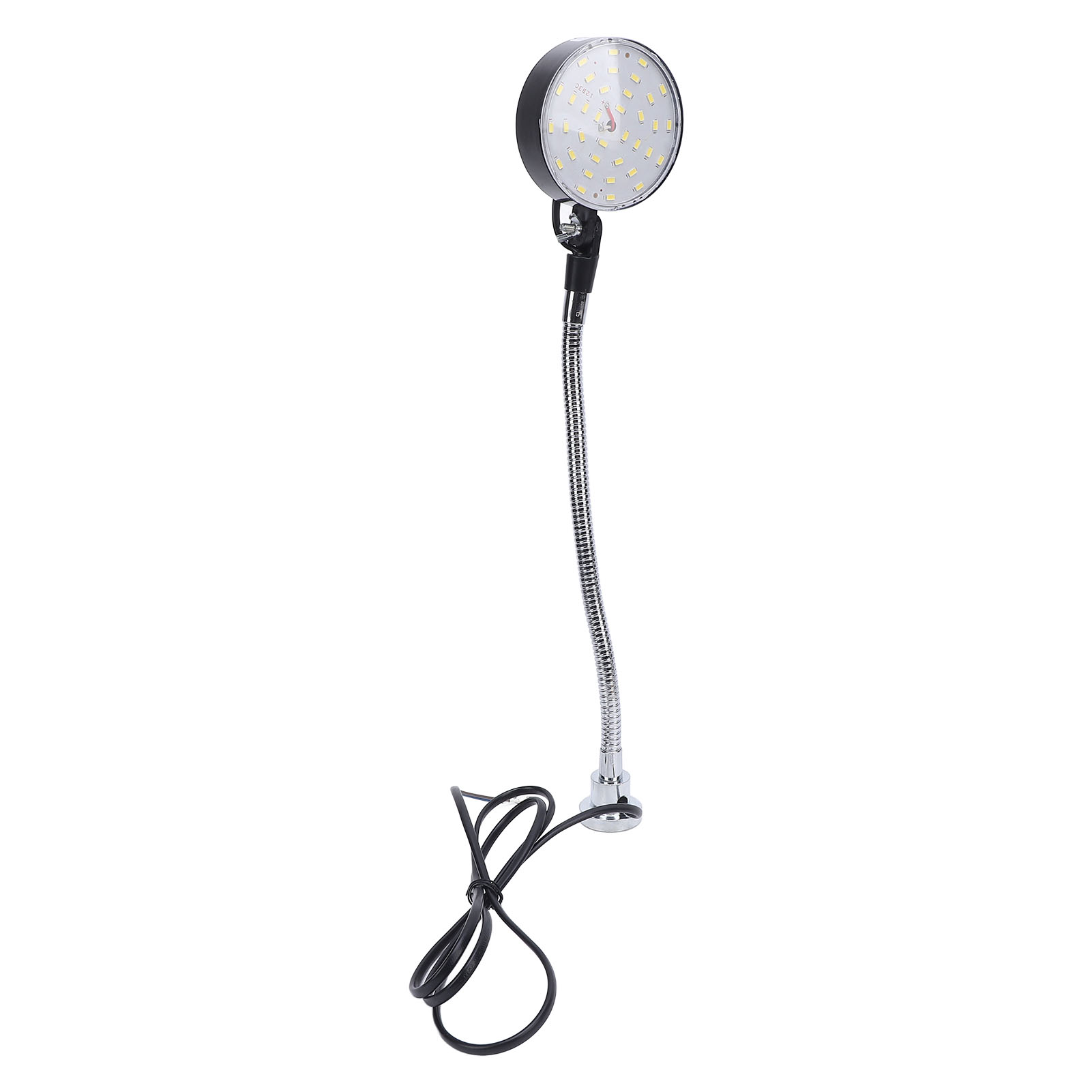 5-w-led-arbeitsleuchte, 36 Leds, 1500 Lm, 6500 K, 30 Cm Flexibler Schwanenhals, Magnetfuß, 12–85 V Dc-netzteil