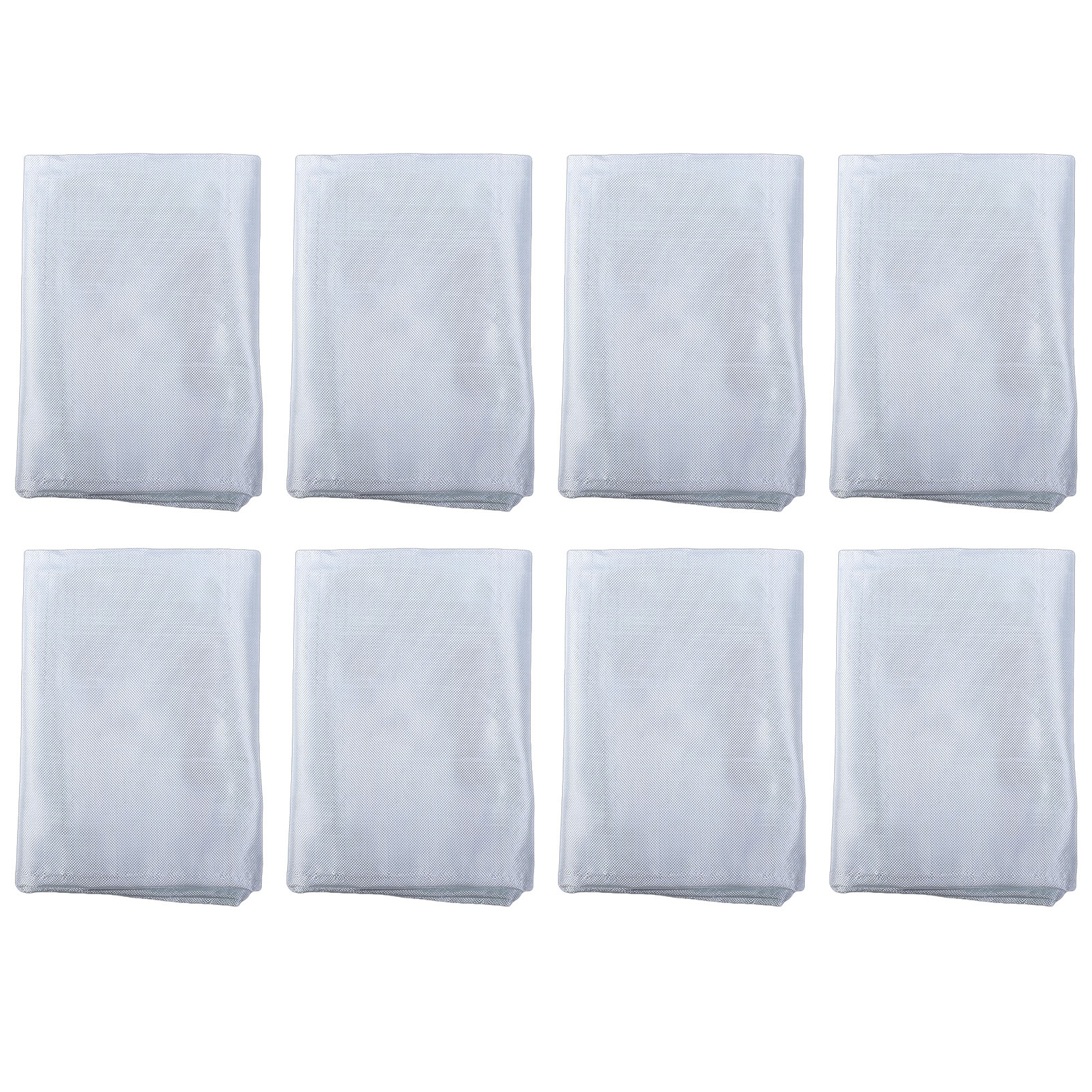 Set Mit 8 Feuerfesten Fiberglas-notfall-löschdecken Für Haushalt Und Küche, 1 M X 1 M, Inklusive Aufbewahrungstaschen