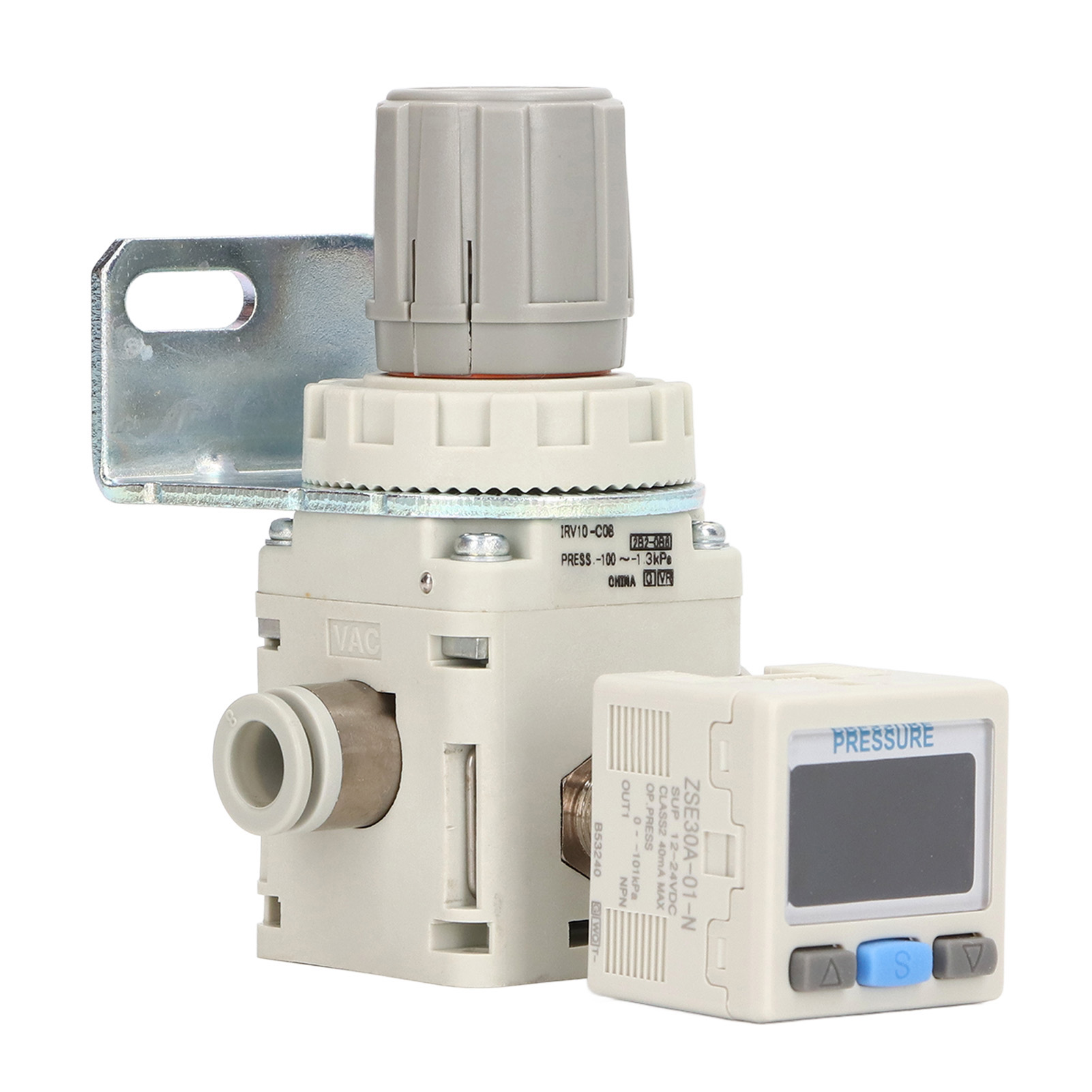 Miniatur-luftdruckregler Aus Smc-abs Mit Digitalem Manometer