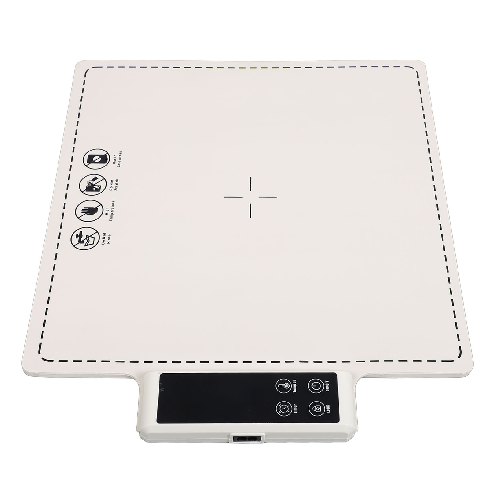 Heizmatte 38 X 38 Cm, 6 Temperaturstufen, 5 Temperaturstufen, Aus Flexiblem Silikon, Multifunktional Und Arretierbar, Für Die Küche (eu-stecker 220-240 V).