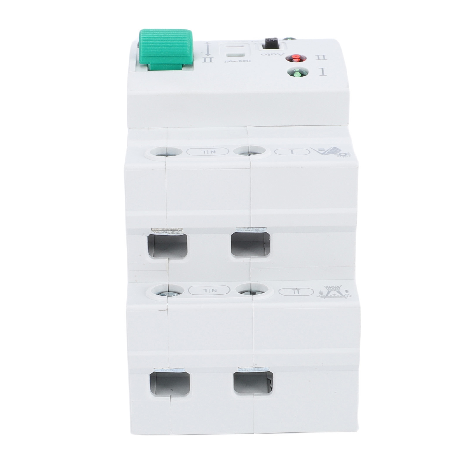 Mini-ats 2p 80a Automatischer/manueller Umschalter Für Hausgeneratoren, Doppelter Automatischer Elektrischer Wahlschalter, Din-schienenmontage, Ultradünne Pv-variante
