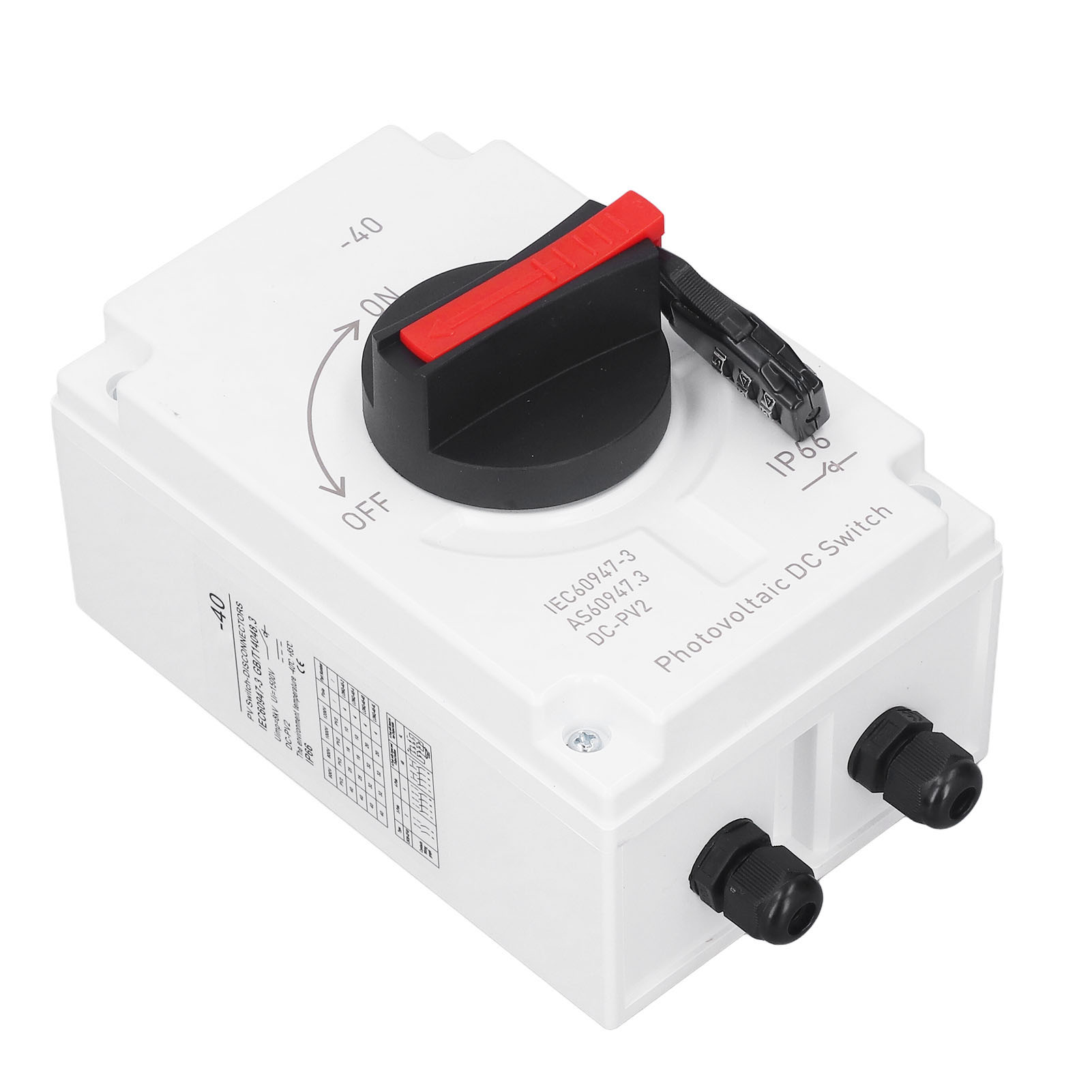 Dc1200v 32a Photovoltaik-trennschalter, Ip66 Wasserdichter Solar-pv-wechselrichter