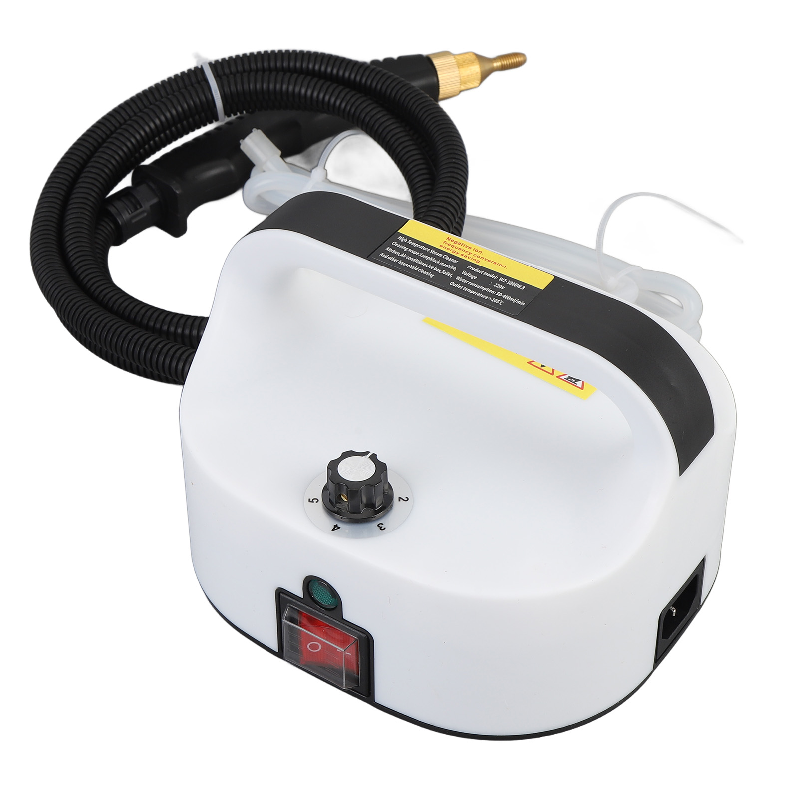 Tragbarer Dampfreiniger Mit Hoher Temperatur Und Hohem Druck (50 Bis 400 Ml/min) Für Küche, Bad Und Böden (weiß, Eu-stecker 220 V).