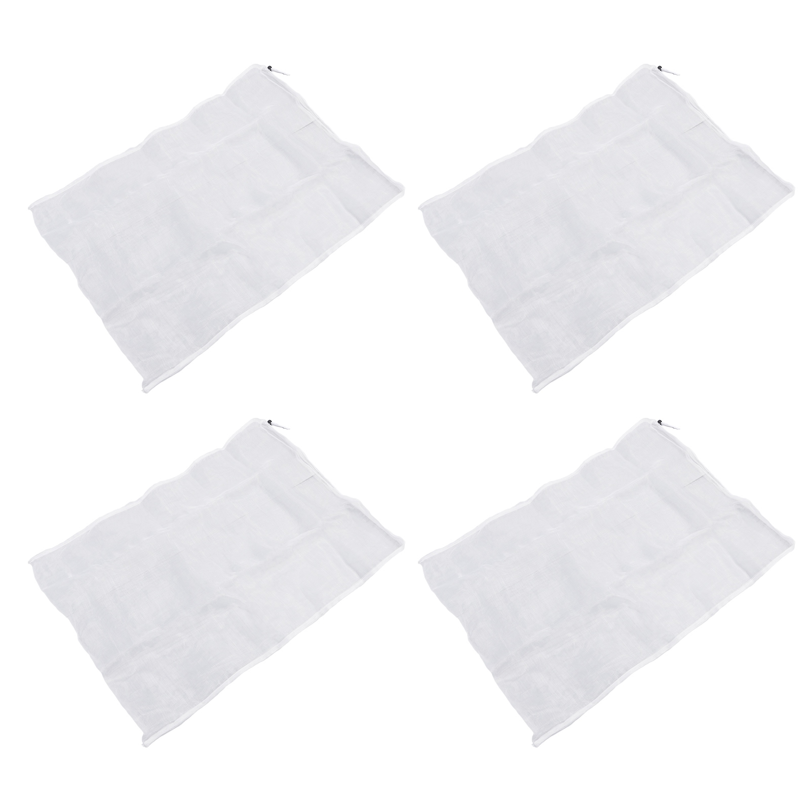 Set Mit 4 Schutznetzen Für Gartenpflanzen, Netzsäcke Für Tomaten Und Blaubeeren, Mit Kordelzug, 0,8 X 0,8 M