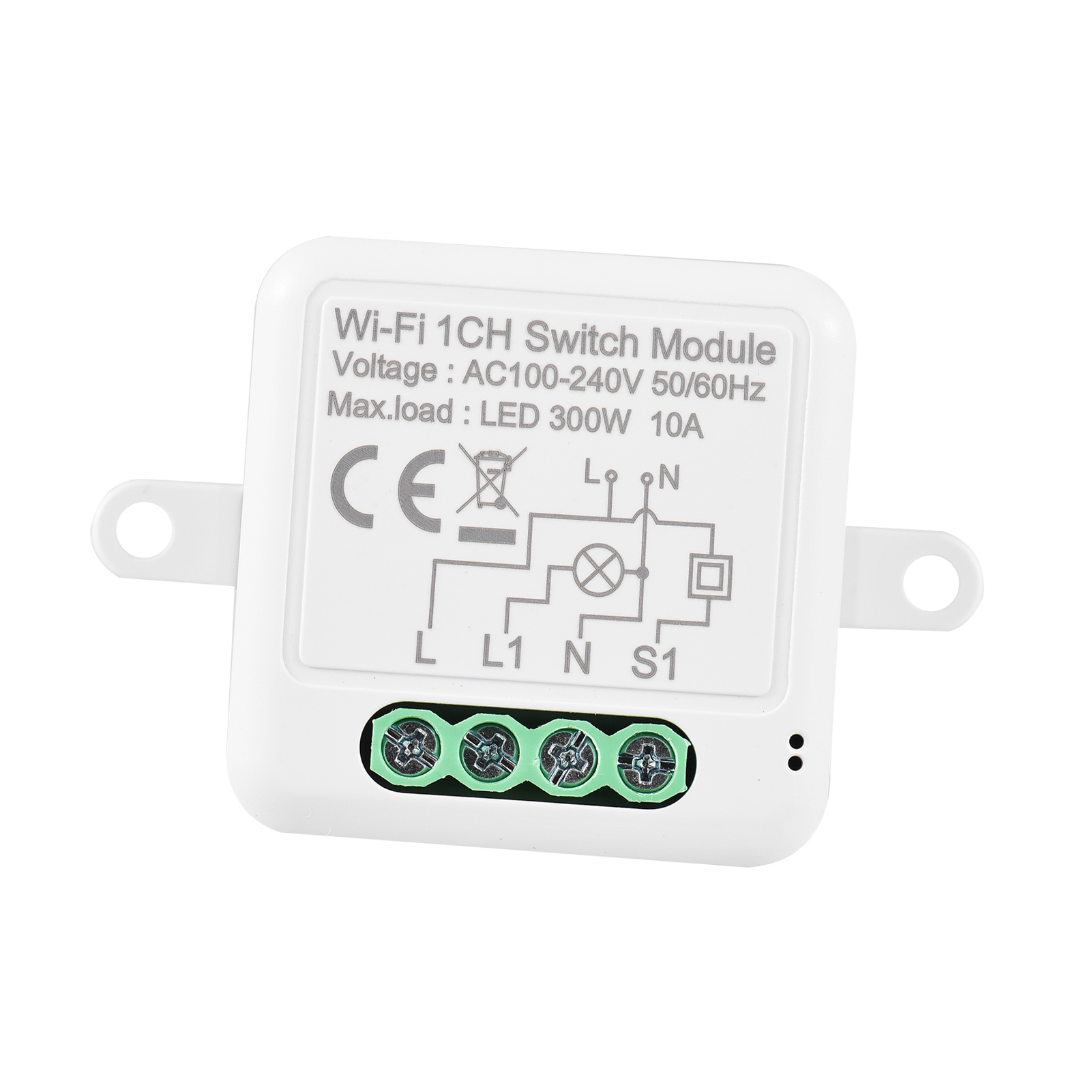 1-kanal-wlan-schaltmodul, Mini-smart-modul Mit Sprachsteuerung, Mobiler App Und Timerfunktion