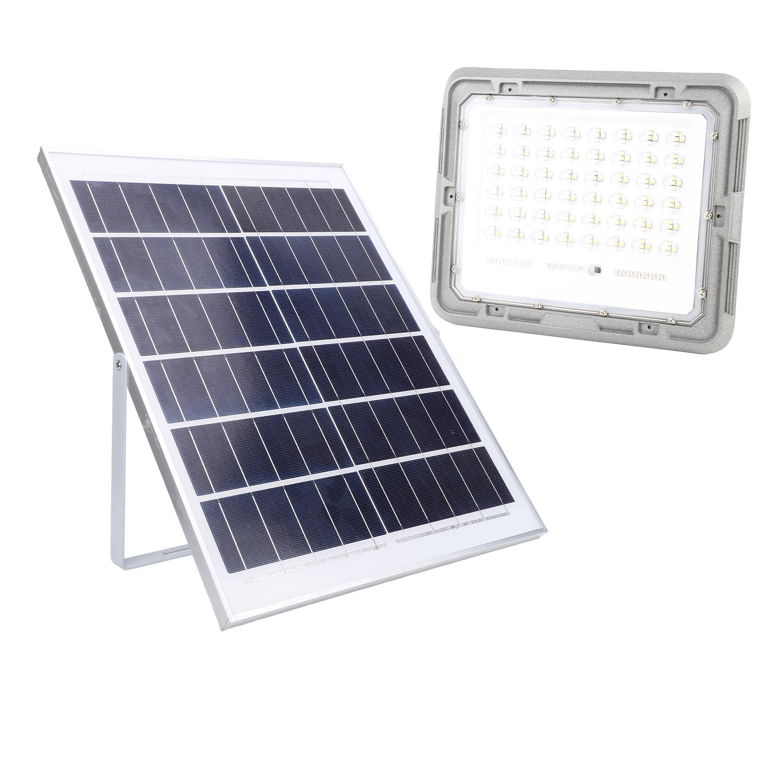 200-w-led-solarbeleuchtungsset, 240 Leds, Ip66 Wasserdicht, 8000 Mah, Led-flutlicht Für Haustüren, Gärten, Veranden Und Garagen, 6 V