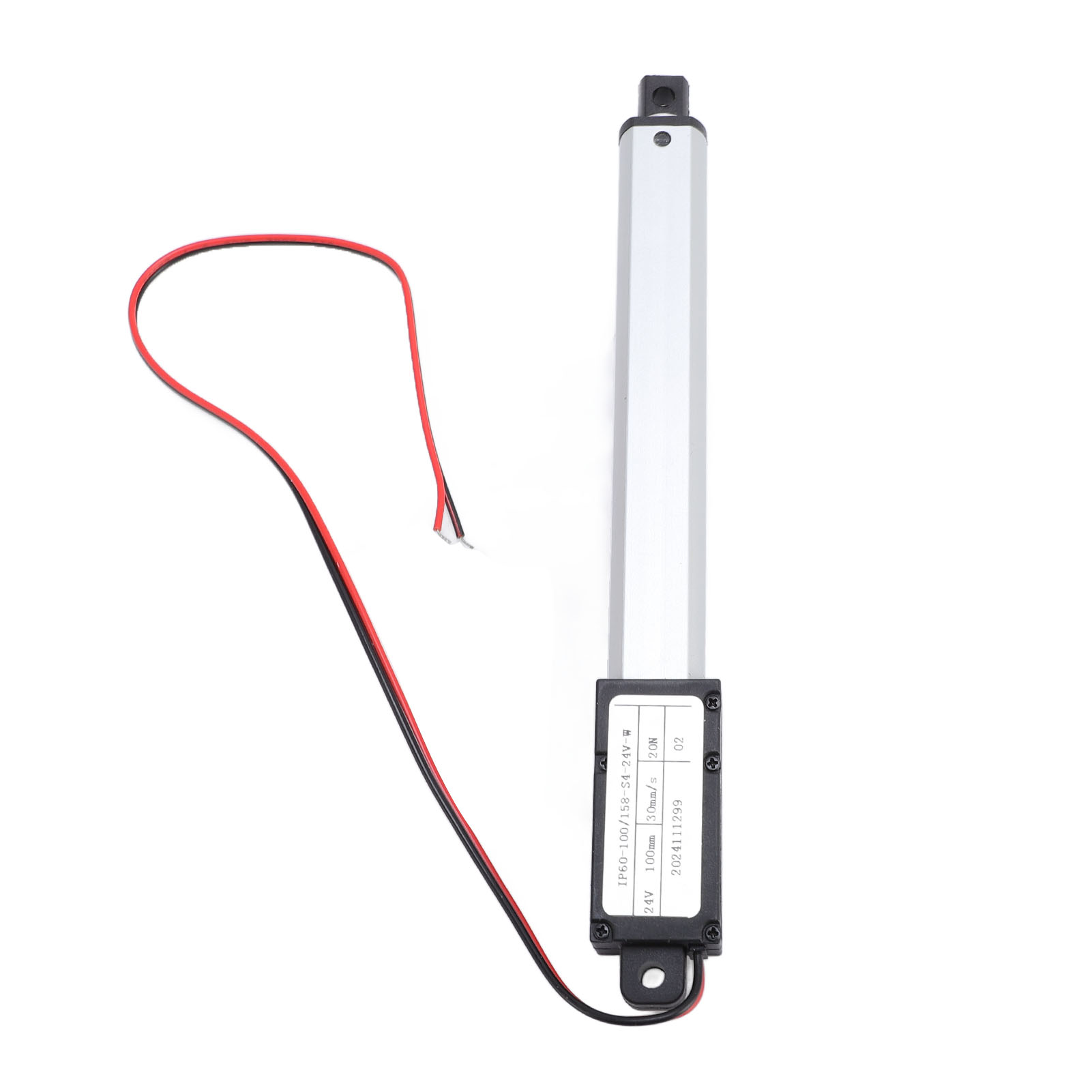 Mini-linearantrieb Mit 20 N Schubkraft, 100 Mm Hub Und Einer Geschwindigkeit Von 30 Mm/s. Kleiner Elektrischer Linearantrieb Für Wohnmobile, Sofas, Roboter Und Tv-tische.