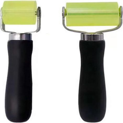 Longziming – 2er-pack Andruckwalzen-set – 30 Mm Und 50 Mm Silikon-tapetenwalze – Fugenwalze Für Tapeten, Pvc Und Kunststoff – Verschleißfest, Leichtgängig Und Langlebig