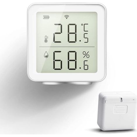 Longziming – Thermometer Und Hygrometer – Digitales Temperatur- Und Feuchtigkeitsmessgerät Mit Tagesverlauf, Kompatibel Mit Smart-sensoren, Für Zuhause Und Büro
