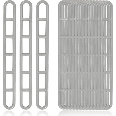 Longziming – Verstärkte Markisenspanner – 25er-pack – Gummispanner Für Zelte Und Markisen – Extra Starke Gummibänder – Befestigungsgurte Für Markisen Und Überdachungen – Grau