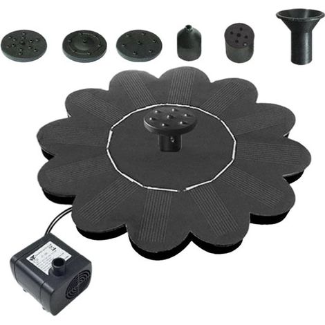 Solarbetriebenes Vogelbad Mit Wasserfall – Stilvolles Und Tragbares Gartenaccessoire
