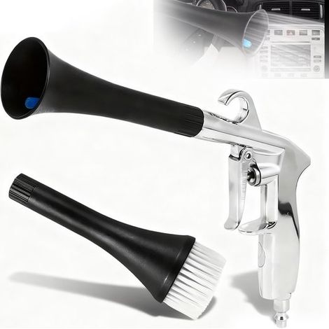 Autoreinigungspistole – Druckluftpistole Für Die Fahrzeugaufbereitung – Reinigungspistole – 1 Stück – 346 Gramm – Aluminium/pe – Zyklontechnologie – 6–9,2 Bar – Für Die Fahrzeugpflege