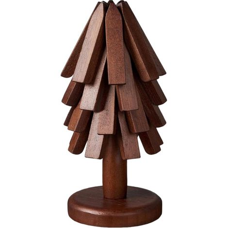 Longziming Holzuntersetzer (4er-set) – Hitzebeständig – Baum-design – Für Töpfe, Pfannen, Auflaufformen, Teekannen – Küchendekoration Und Einzugsgeschenk