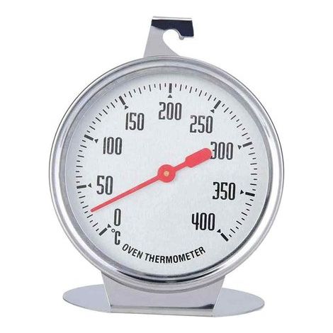 Thermometer – Ofenthermometer – Edelstahl-ofenthermometer – Geeignet Für Herkömmliche Backöfen, Toaster, Grills Und Smoker – Silber