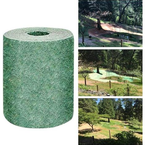 Rasensamenmatte Auf Rolle – All-in-one-rasenmatte Mit Düngung Und Schutz – Ausrollen, Aussäen Und Wachsen Lassen Für Einen Dichten, Grünen Rasen.