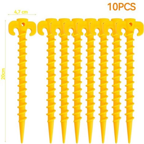 10er-pack Zeltnägel – Haken Für Sand Und Camping, Für Strand Und Outdoor-aktivitäten