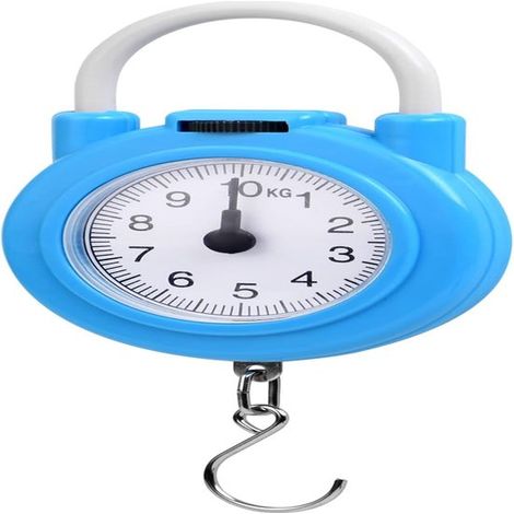 Ynkkvre - Gepäckwaage Mit Wiegehaken - Bis Zu 10 Kg - Batterie Enthalten - Digitale Küchenwaage - Waage - Hängewaage