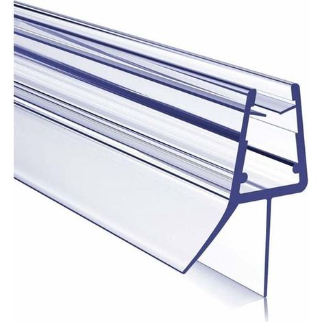 Duschdichtung – Pvc-dichtung – Wasserdicht Und Transparent – Für 4 Bis 6 Mm Glas – Länge: 50 Cm – Für Badezimmer – 2er-pack