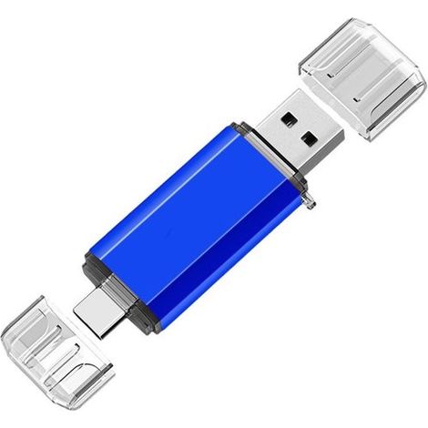 Ynkkvre 128 Gb Usb-stick – Usb-c-stick – Kompatibel Mit Usb-c Und Usb-a – Geeignet Für Laptops, Smartphones Und Tablets