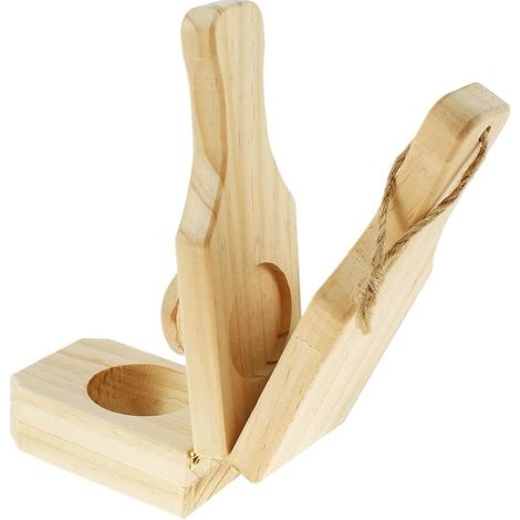 Longziming – Manuelle Bananenpresse Aus Holz Für Zuhause, Camping Und Grillen. Ideal Zum Braten Von Bananen, Für Salate Und Die Zubereitung Von Speisen.