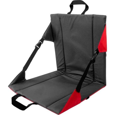Longziming – Faltbarer Campingstuhl – Tragbarer Stehstuhl – Outdoor-sitz – Integrierte Rückenlehne – Wetterfestes Material – Leichtes Design – Optimale Lendenwirbelstütze – 1 Stück