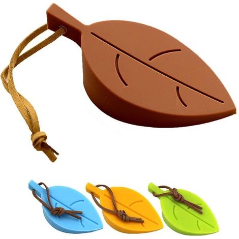 Longziming – Dekorativer Türstopper – Elegant – Buntes Ahornblatt – Sicher – Langlebig Und Stabil – 4er-set
