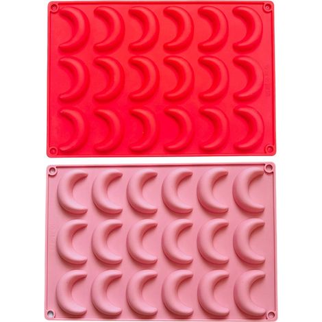 Silikon-backform Für Vanillekuchen – 2 X Silikon-backformen Für Vanillekuchen – 18 Formen Pro Matte – Hitzebeständig Bis 230 °c – Flexibel & Antihaftbeschichtung