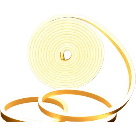 Longziming Led-neonstreifen – 5 M, Warmweiß – Flexibles Design – Einfache Installation – Energiesparend – Geeignet Für Den Innen- Und Außenbereich