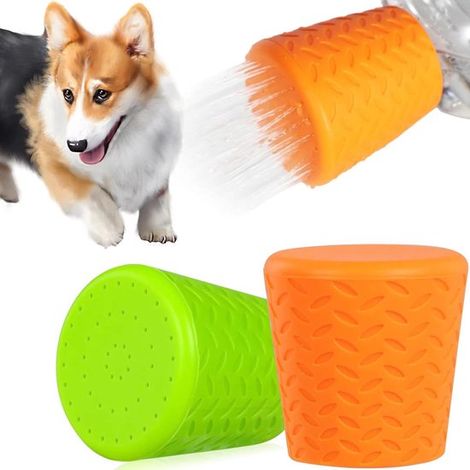 Longziming – Tragbare Außendusche – Duschkopf – Haustierdusche – 2-teilig – Silikon – Universell Für 0,5- Bis 2-liter-flaschen – Uv-beständig – Für Hunde Und Den Außenbereich