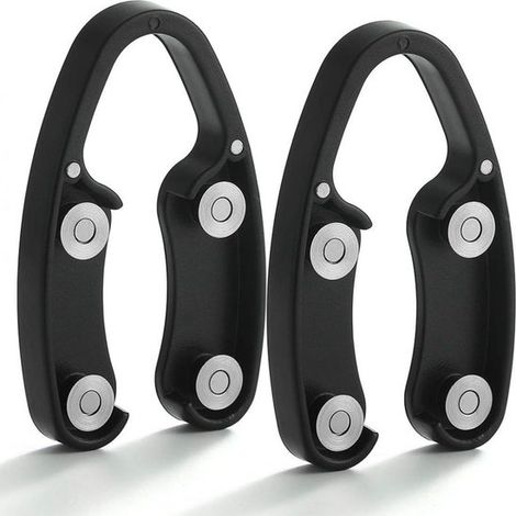 Longziming – 2-teiliges Weinfolien-schneideset – Luxuriöser Flaschenöffner Mit Folienschneider – Einfaches Und Sicheres Entfernen Der Folie – Ideales Weinaccessoire Für Zuhause Und Als Geschenk – Schw
