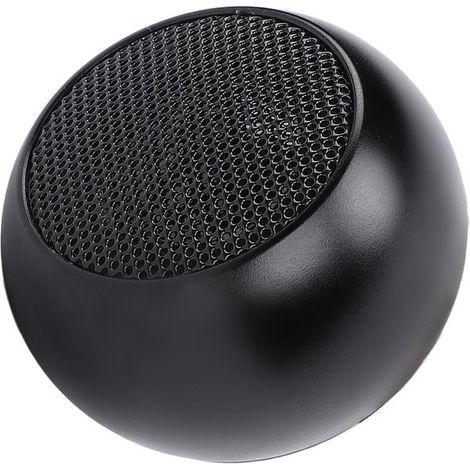 Longziming – Mini-bluetooth-lautsprecher Bt 5.3 – Kabelloser Lautsprecher – Tragbar Mit Tws-surround-sound Und Kraftvollem Bass – Ideal Für Partys, Zuhause, Outdoor Und Reisen – Schwarz