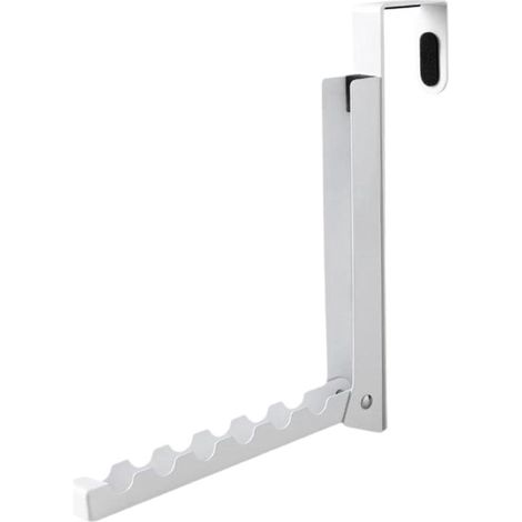 Klappbarer Türhaken – Wandgarderobe – Haken – Klappbare Wandhaken – 6 Haken – Platzsparend – Schwarz