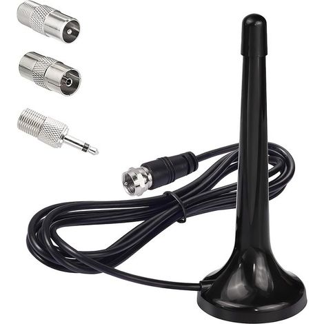 Dab-radioantenne Für Den Innenbereich Von Hifi-anlagen – Digitale Radioantenne – Ausziehbar – 3-meter-kabel – Magnetfuß – Für Fm/dab-empfang