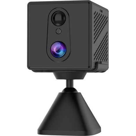 Longziming – Mini-funk-überwachungskamera – Kabellose Überwachungskamera – 135° Ultraweitwinkel – Wlan – Ki-pir-bewegungserkennung – Nachtsicht – 2000-mah-akku – Für Den Innenbereich Geeignet