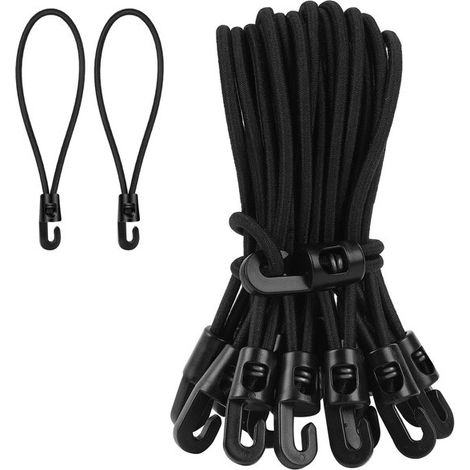 Schnellverschlussgurte – 20er-pack – Elastische Kordeln – Spanngurte – Elastische Kordeln Mit Haken – Gepäckgurte – Elastische Kordel – Elastisches Seil – Gummiseil – Gurt