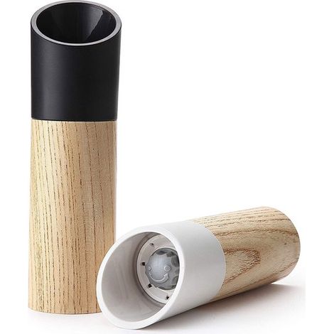 2er-set Salz- Und Pfeffermühlen – 22 Ml, 15 Cm – Salzmühle – 2er-set – 2 Stück – Nachfüllbar – Grillzubehör – Mühlen – Salz, Pfeffer, Kräuter