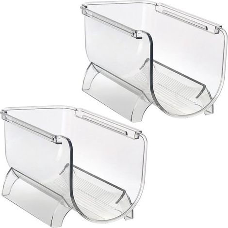 Stapelbarer Flaschenorganizer – Transparentes Pet, 2er-set, 20,7 X 11,5 X 10,6 Cm, Halter Für Wasser- Und Weinflaschen In Küche, Bar Und Wohnzimmer