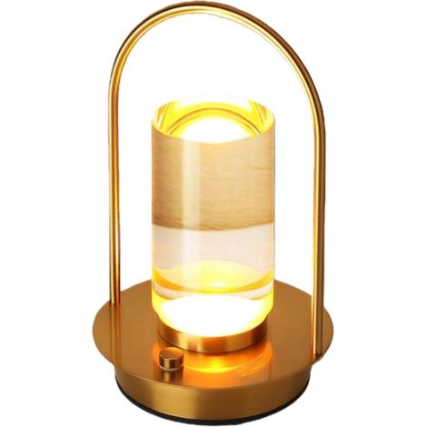 Longziming – Ambiente-außenleuchte – Schirm Aus Aluminium Und Acryl – Touch-bedienung – Einstellbare Lichtintensität Und Drei Farbtemperaturen – 1 Stück – Für Den Innen- Und Außenbereich Geeignet